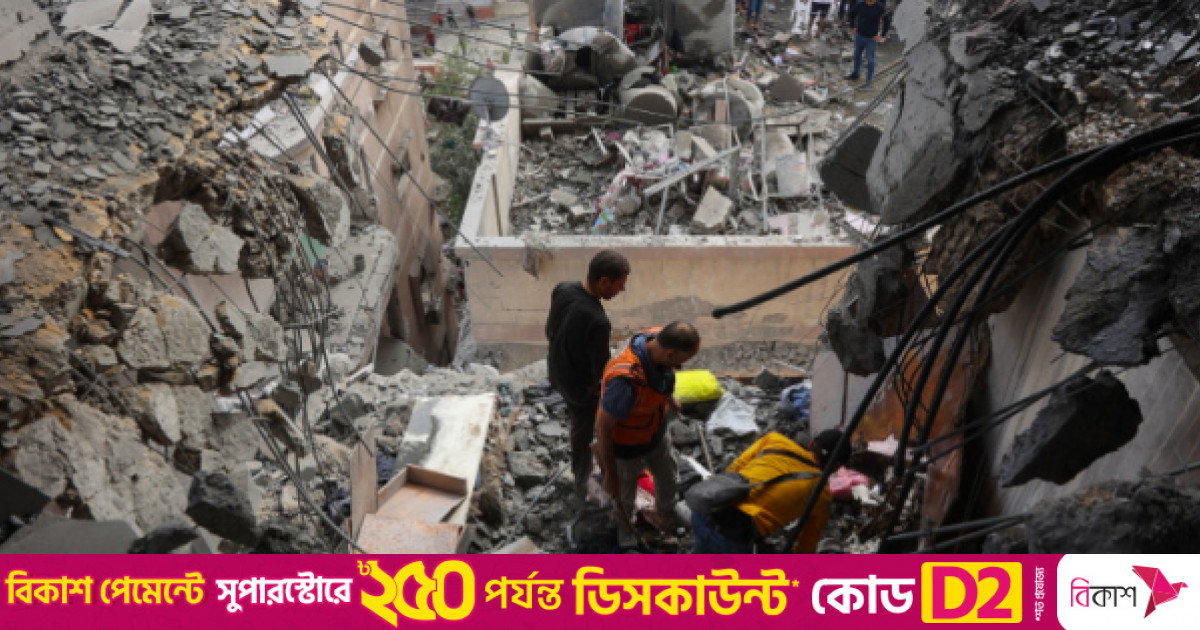 গাজায় ইসরায়েলি হামলায় আরও ৫৩ জনের প্রাণহানি